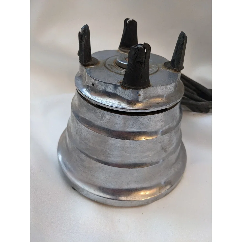 1930 Waring Blender Model SS Art Deco Chrome Beehive Blender Jar Lid NYC Working